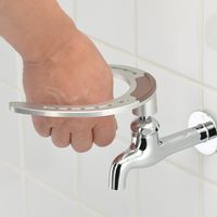 カクダイ 793ー614 蹄鉄型レバーハンドル 1台（直送品）