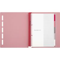 マルマン クラルテ B5 プラスチックバインダー 26穴 ピンク F311-08 1セット(1冊×2)