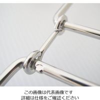 ホワイトマックス 粘着ローラー80mm巾 キャップ一体型 オールステンレス長金具 グッとかちん CR-504 1本 63-6335-76（直送品）