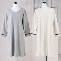 センコー M+home　ワーズワース　ルームウェア　ワンピース　M-Lサイズ　オフホワイト M+180310 1個（直送品）