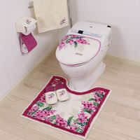 センコー SDS　ミモザ　トイレ　ふたカバー　吸着シート付マルチタイプ　ピンク SDS201003 1個（直送品）