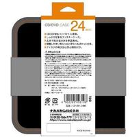 ナカバヤシ CD/DVDケース24枚入り/BK CD-091-24BK 1個