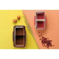 小森樹脂 お弁当箱 ライスレジンドームランチボックス 1段 500ml あずき 434318 1個（直送品）