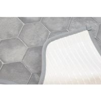 アズワン 拭けるマットシリーズ ハニカムストーン トイレマット 600×600mm(ミニ) 65-6890-91 1個（直送品）