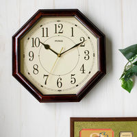 ノア精密 MAG 電波掛時計 ネオオクターゴ Wー739 BRーZ 1個