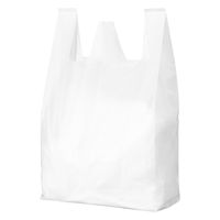 【アウトレット】アスクル 持ち手付きゴミ袋 乳白半透明 高密度 45L 0.018mm（600枚:30枚入×20）バイオマス10% オリジナル