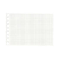 マルマン ミニサイズ ルーズリーフワイド3mm方眼 L1492 1セット（1冊×5）