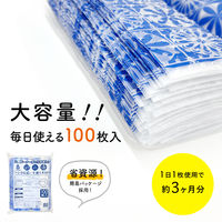 ごみっこポイ 自立型 水切りゴミ袋 スタンドタイプ Ｅ ブルー 1セット（1袋（100枚入）×5）ネクスタ