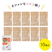 紙製ストッカー Sサイズ イチゴ柄 1セット（1袋（10枚入）×3）ネクスタ