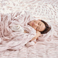 ディーブレス hug warm 掛け毛布 シングル ベビーピンク HW-K7024S 1枚（直送品）