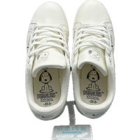 コマリヨー スヌーピー コートタイプスニーカー WHT/WHT 24.5cm  8292ー02 1足
