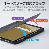 エレコム iPad(A16) (第10世代) フラップケース 衝撃吸収 TB-A25RSABK 1個（直送品）