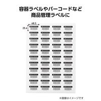 ラベルシール キレイにはがせる 表示・宛名ラベル 44面 四辺余白付 10シート A4 EDT-ECK44S10 エレコム（直送品）