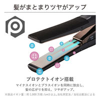 ストレート ヘアアイロン 25mm シルクコーティング プロテクトイオン ブラック NIS500B-K テスコム 1個（直送品）