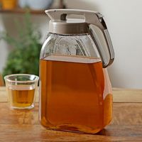 タテヨコ・シームレス ピッチャー 冷水筒 3.0L ライトブラウン 1セット（1個×3） アスクル オリジナル