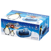 そうめん流し器 Mサイズ 流氷 ペンギン D-1407 パール金属