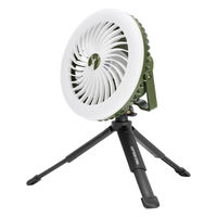 パール金属 CS LEDライトファン(オリーブ) UK-4080 1個（直送品）