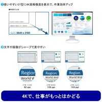 EIZO FlexScan 27インチ4K液晶モニターUSB-C給電 ブラック EV2740S-BK 1台