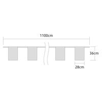 【イベント用品・販促用品】ササガワ 万国旗 20ケ国・20枚付 40ー7461 1本