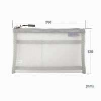 サンワサプライ マルチメッシュケース(グレー) IN-MS1GY 1個