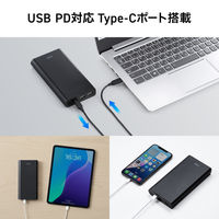 サンワサプライ USB PD対応モバイルバッテリー(19800mAh・PD60W) BTL-RDC37 1個