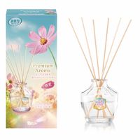 お部屋の消臭力 プレミアムアロマ スティック 部屋用 ピュアコスモス 本体 65mL 1セット（1個×3） 芳香剤 エステー