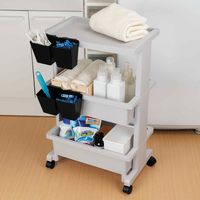 JEJアステージ リセスタイルワゴンポケット4個セット　ブラック 4528302912839 1セット(4個入)