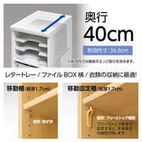 大洋 Shelfit Shelfit エースラック 幅400×奥行400×高さ881mm AR9040MD(NA) 1台（直送品）