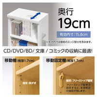 大洋 Shelfit Shelfit カラーラック 幅400×奥行190×高さ2111mm ライトナチュラル NC2140S(LN) 1台（直送品）