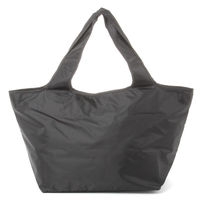 レディース 折り畳みバッグ BIG保冷保温エコバッグ ブラック LAKOLE/ラコレ