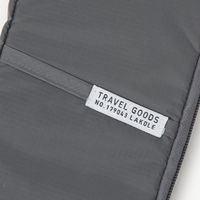 レディース メンズ ショルダーパスポートケース パスポートカバー グレー LAKOLE/ラコレ