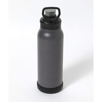 水筒 スポーツボトル 保冷・スポドリ対応 ハンドル付きダイレクトボトル1L グレー LAKOLE/ラコレ