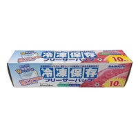 冷凍保存 フリーザーバッグ 大 27cm×28cm 1セット（1箱（10枚入）×60）大日産業