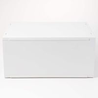 無印良品 再生ポリプロピレン入り 小物収納ケース ワイド 大 ホワイトグレー 約幅３７×奥行２６×高さ１７．５ｃｍ 良品計画