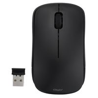 ナカバヤシ 無線静音 軽量50g 3ボタン BlueLEDマウス ブラック MUS-RKT186BK 1個