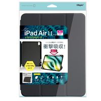 ナカバヤシ iPad Air(M2)11インチ用 ソフトハニカムケース ブラック TBC-IPA24105BK 1個
