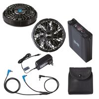 空調服(R) 半袖ブルゾン 14.4Vファンバッテリーセット カーキ×ブラック 3L 37-1501-40-3L-SK23021K9 1枚（直送品）