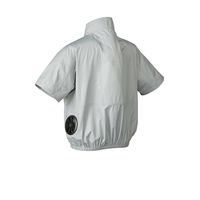 クロダルマ エアセンサー 半袖ジャンパー シルバー 3L 268931-40-3L 1枚（直送品）