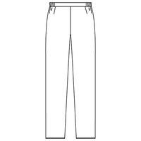 【再検品商品】フォーク 女子パンツ ネイビー EL 2917-7 1枚　白衣（わけあり品）