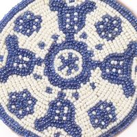 ビーズコースター ブルー studio CLIP