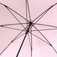 レディース 晴雨兼用 ストライププリント耐風傘 ピンク studio CLIP