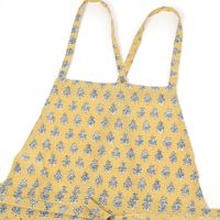 ブロック風ドビーエプロン イエロー studio CLIP