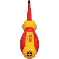 ボッシュ 絶縁ドライバー SL/PZ1×100mm 1600A02ND6 1本 687-5825（直送品）