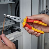 ボッシュ 絶縁ラジオペンチ 全長200mm 1600A02NE3 1丁 687-5839（直送品）