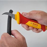 ボッシュ 絶縁ケーブルナイフ 湾曲刃 1600A02NF6 1丁(1本) 687-5828（直送品）