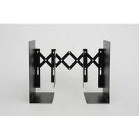 カール事務器 ブックエンド ALB-77-K ブラック 1個（直送品）