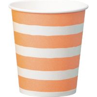 サンナップ しましまペーパーカップ 205mL 50個 C2050SIM 1パック（直送品）