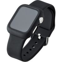 アップルウォッチ ケース フルカバー SE 6 5 4 (40mm) ガラス ブラック AW-40CSPCGBK エレコム 1個