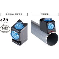 シンワ測定 76064 ミニレベル Revo キューブ型 ポール用 #76054 1台（直送品）