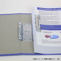 キングジム キングファイル スーパードッチ A4 タテ型 とじ厚100mm　グレー 1470クレ 1冊（直送品）